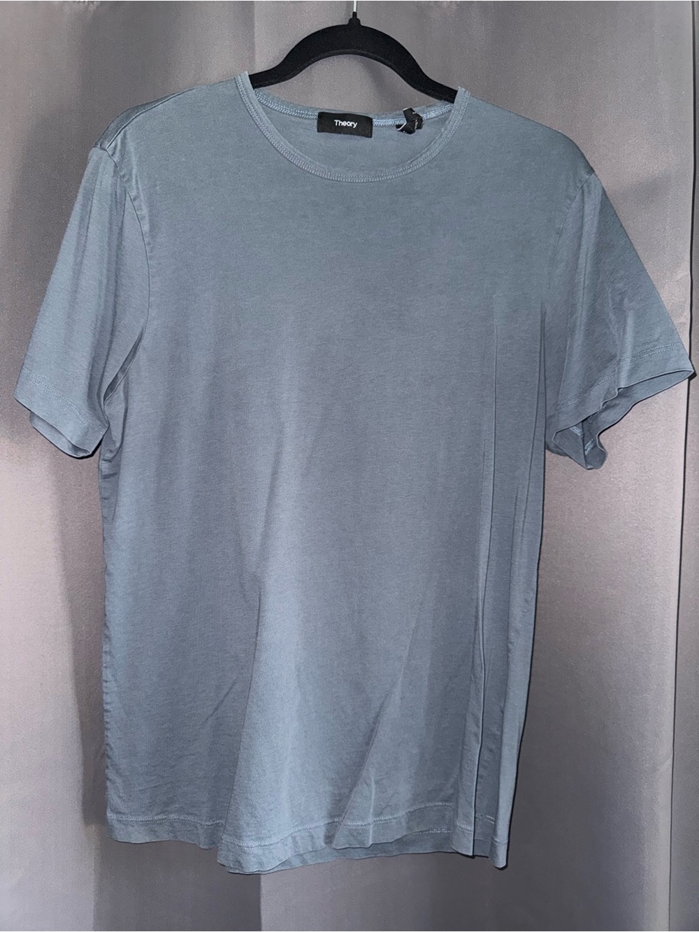 Theory Men's Short-Sleeve Crewneck T-Shirt — Light Blue